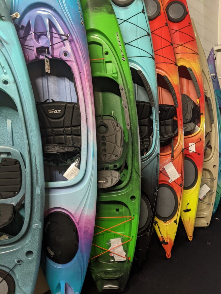 Lots of Kayaks and SUPs now in stock! Portland Kayak Company Kayak